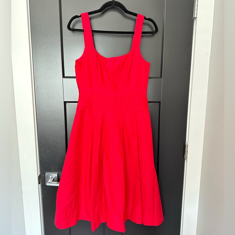 EUC JCREW DRESS Pleated Skirt A Line Dress